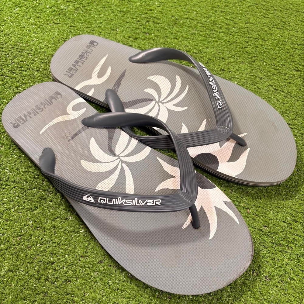 Quiksilver Men's Vacation Beach Outdoor Sandals Flip Flop Sz 12-13